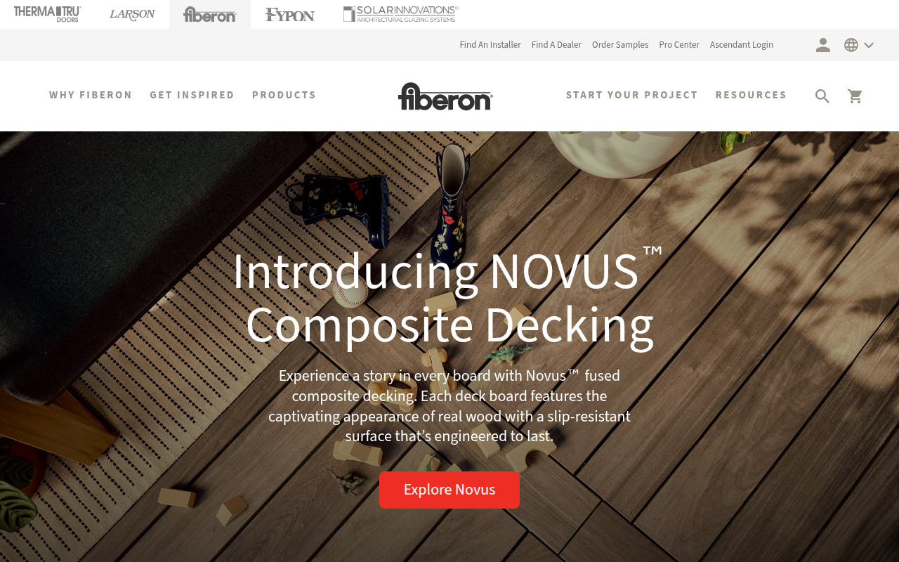 Fiberon Decking on laptop