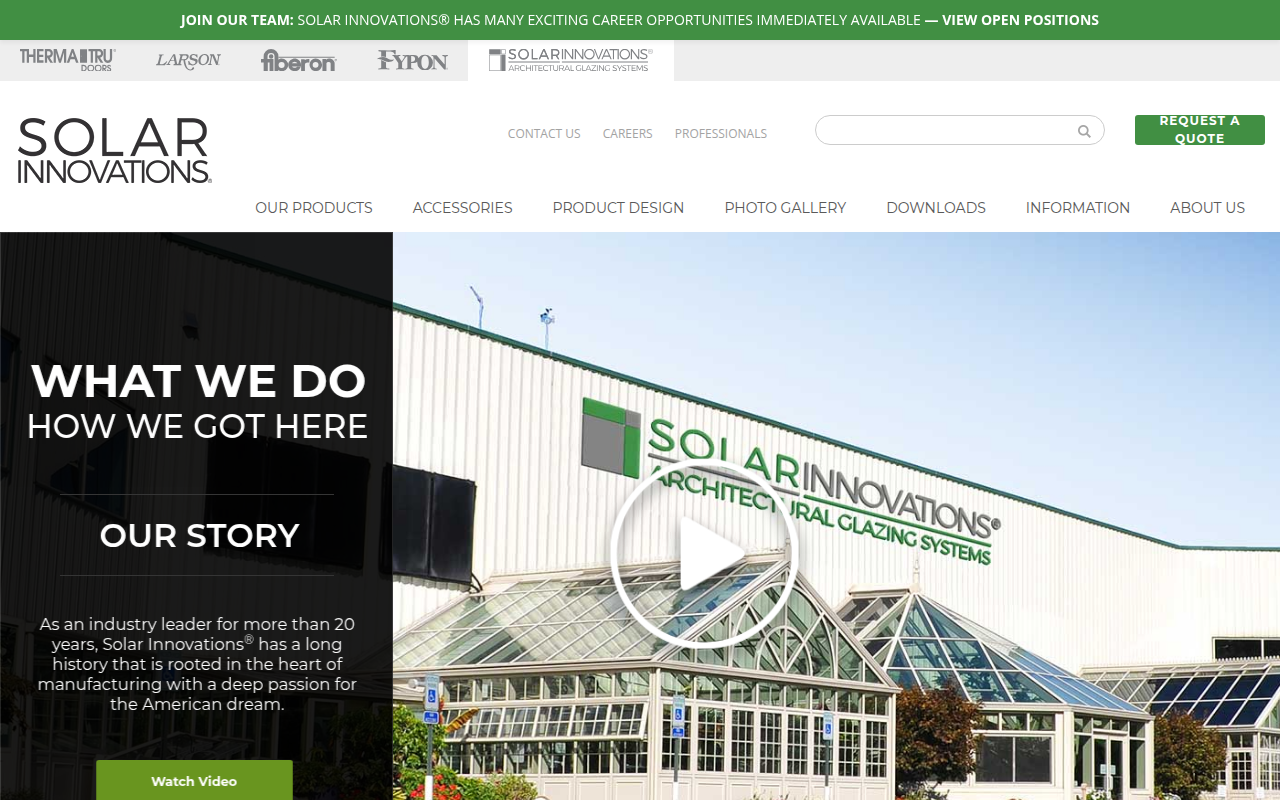 Solar Innovations on laptop